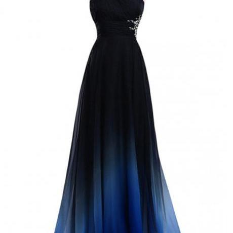 Charming A-Line Deep V-Neck Sleeveless Tulle Long Prom/Evening Dress ...